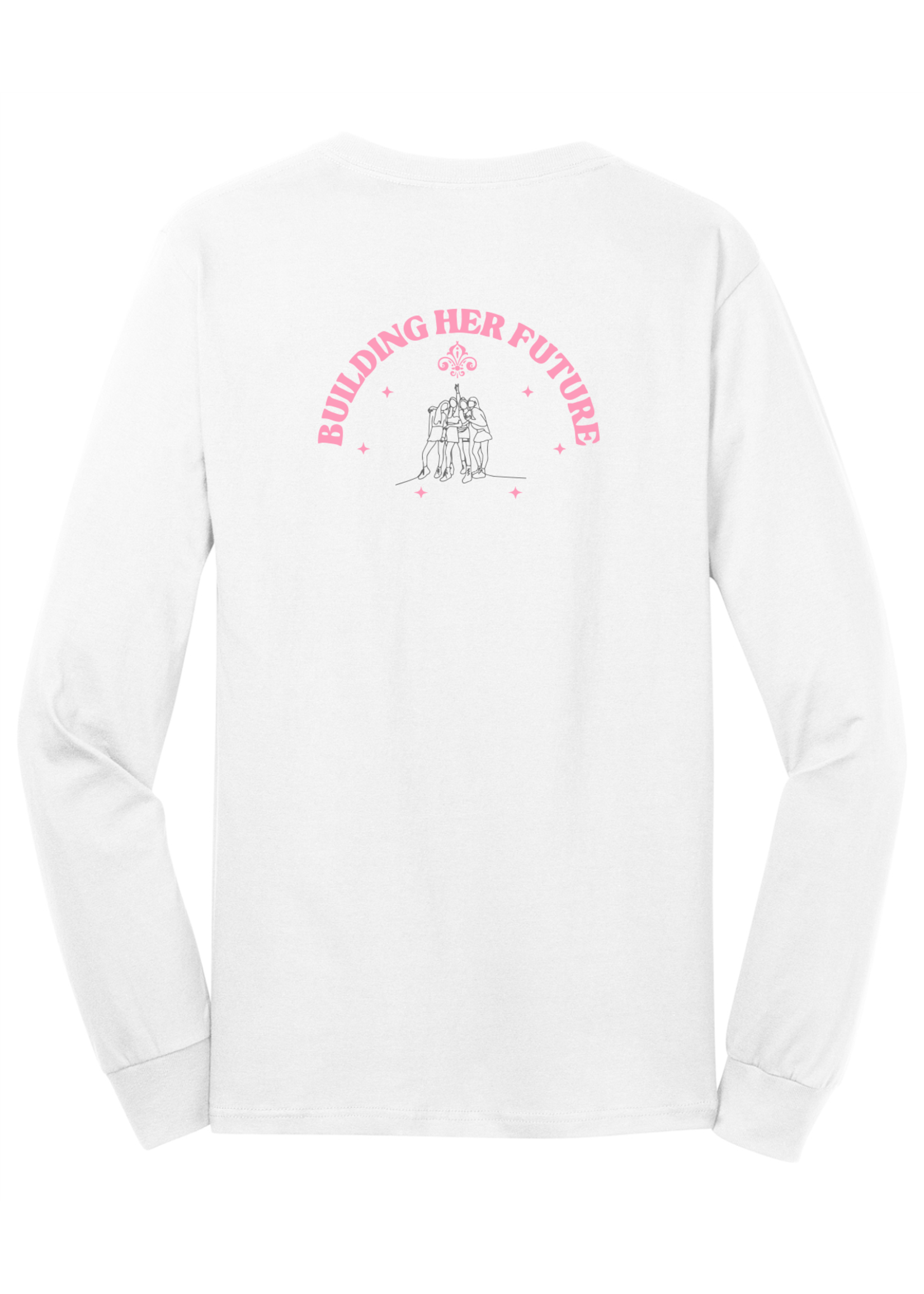 OLP Crewneck Long Sleeve Tee Building Her Future Club