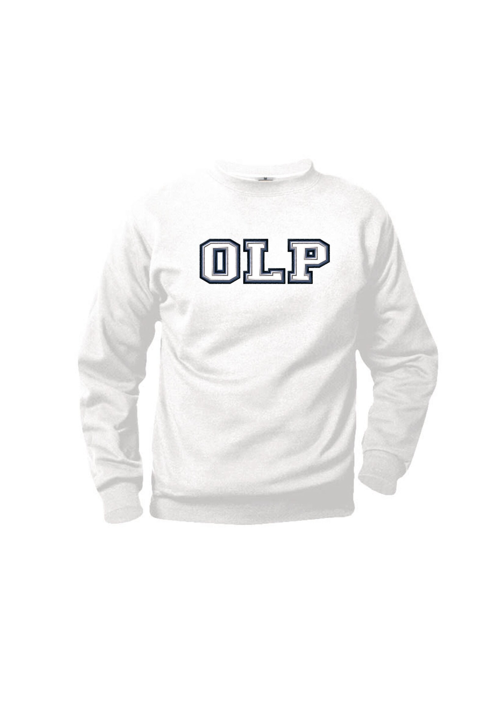 18000 OLP Crewneck Sweatshirt w/Twill * Sold at School Store*