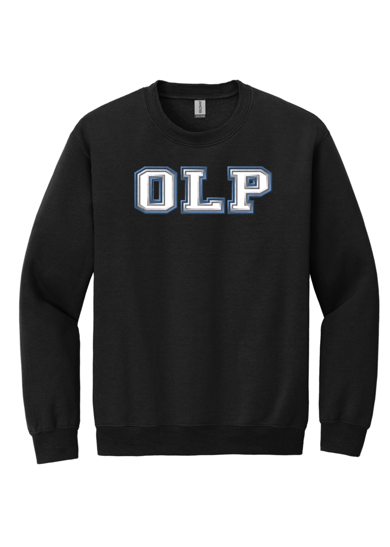 18000 OLP Crewneck Sweatshirt w/Twill * Sold at School Store*