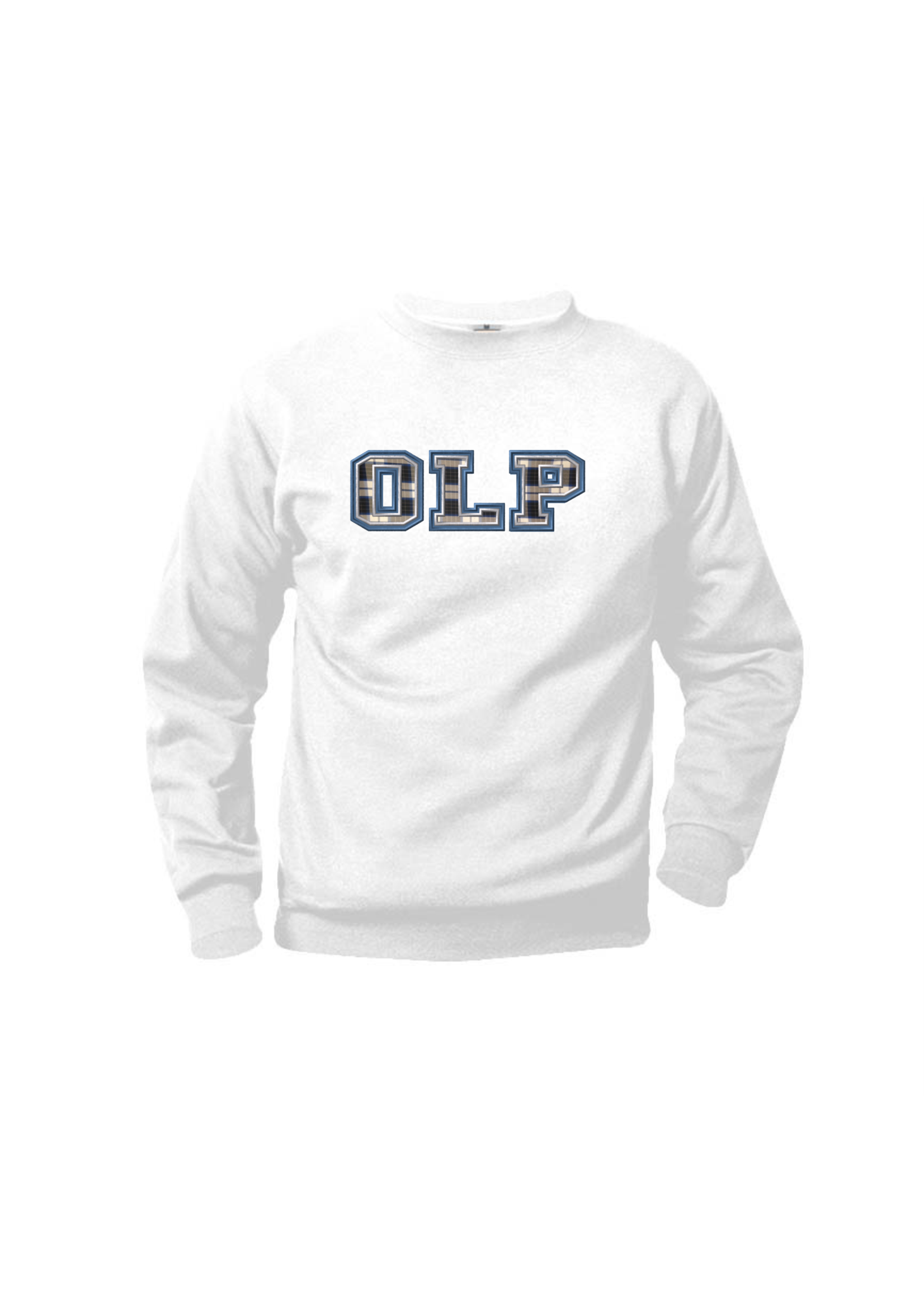 18000 OLP Crewneck Sweatshirt w/Twill * Sold at School Store*