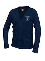 HTS Navy Cardigan V-neck with pocket