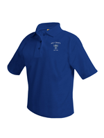 HTS Royal Short Sleeve Pique Polo - Grades 6-8 only