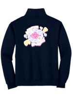 OLP WOW Club Navy 1/4-Zip Sweatshirt with Cadet Collar