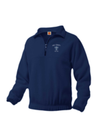 HTS Navy Fleece 1/4 zip Jacket