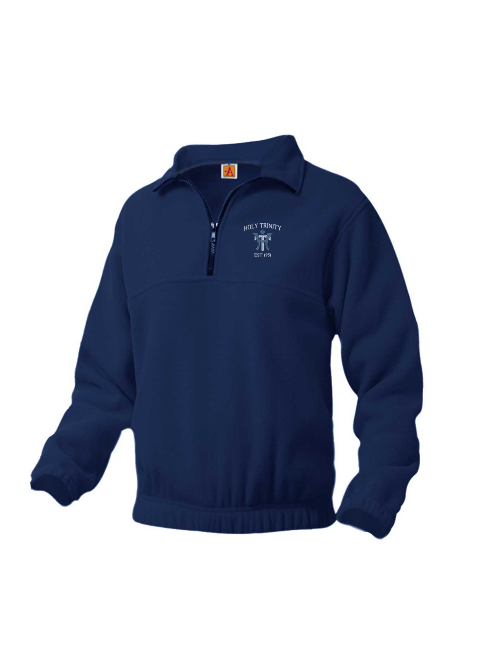 HTS Navy Fleece 1/4 zip Jacket