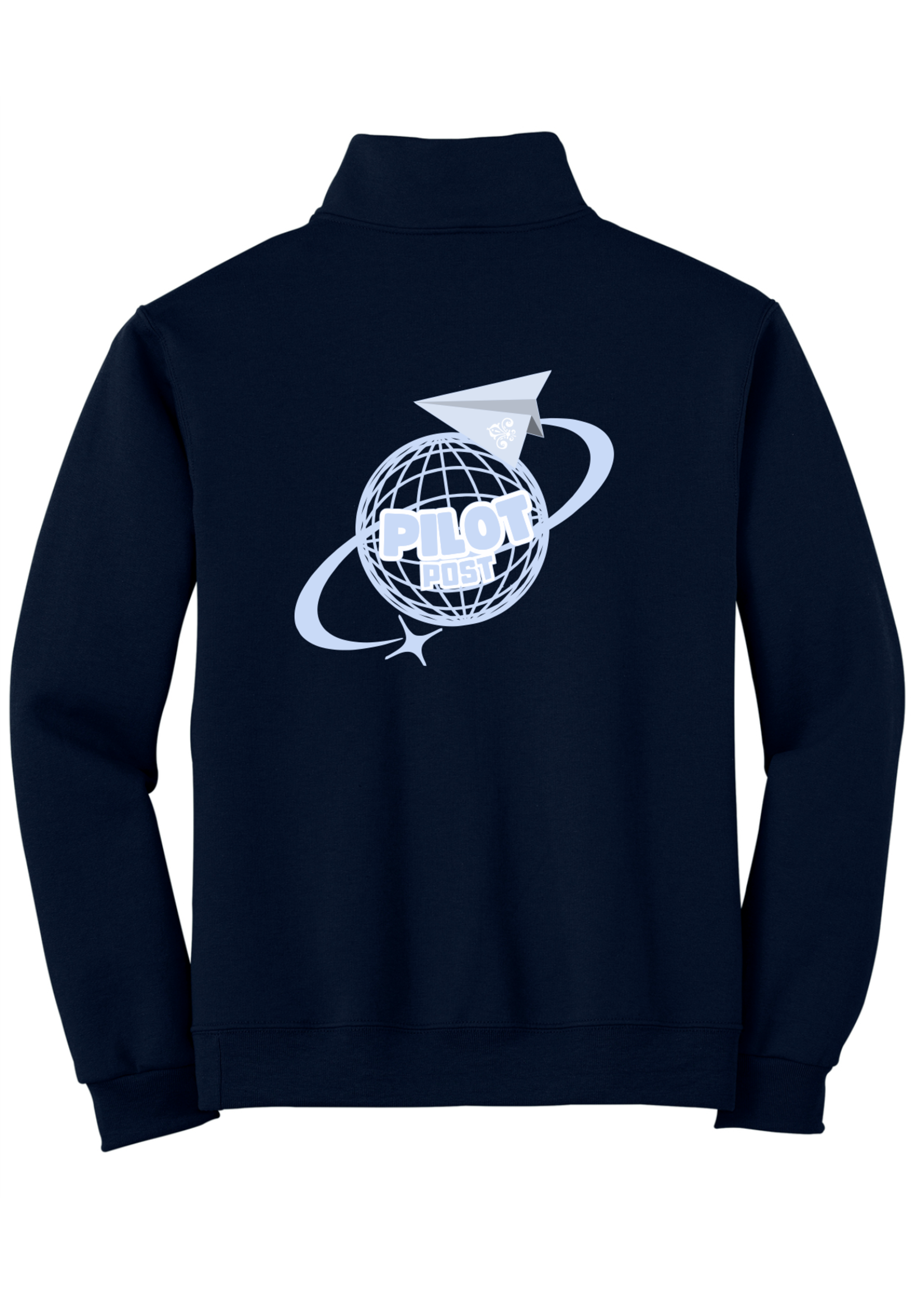 OLP 1/4-Zip Sweatshirt with Cadet Collar Pilot Post Club