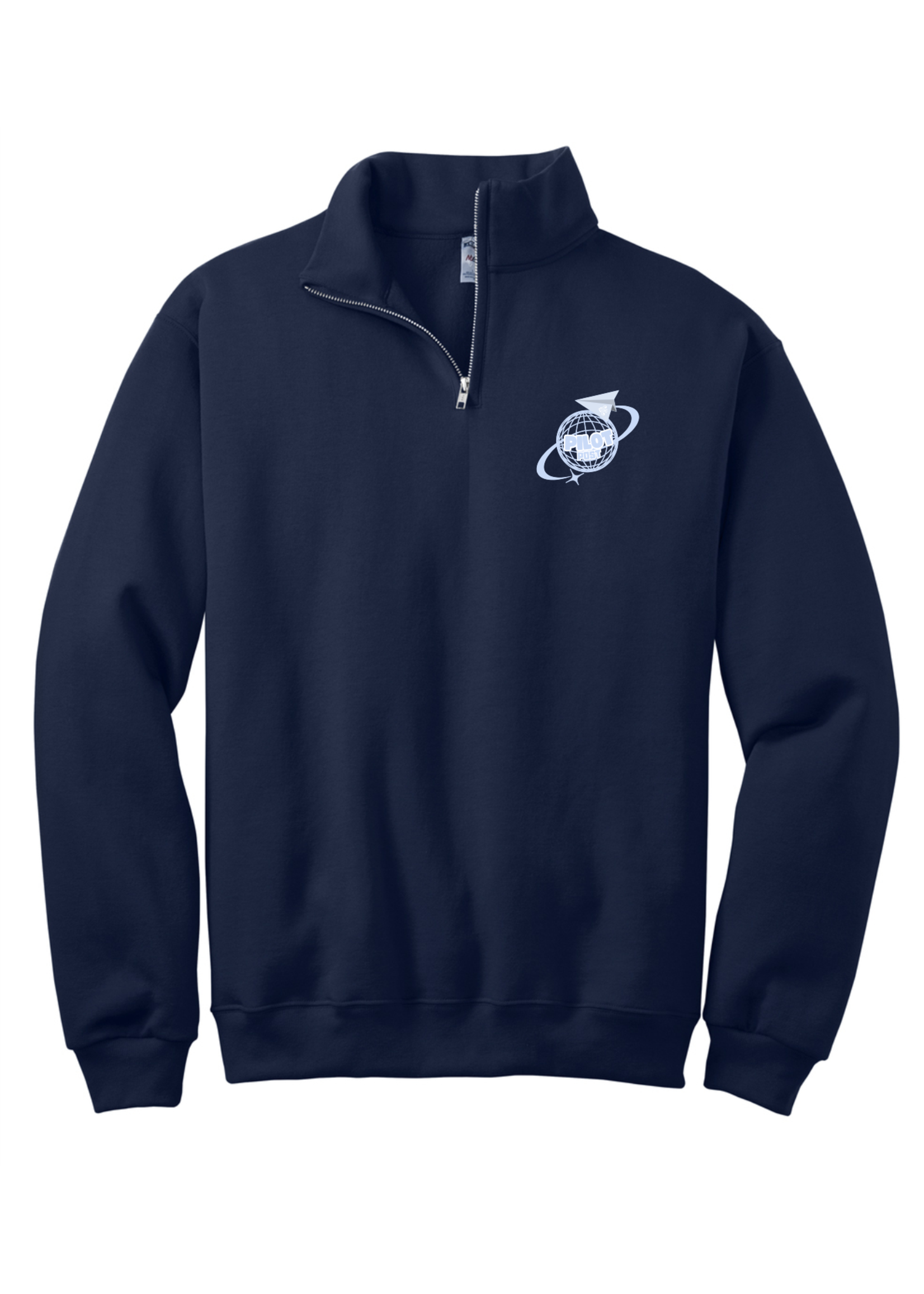OLP 1/4-Zip Sweatshirt with Cadet Collar Pilot Post Club