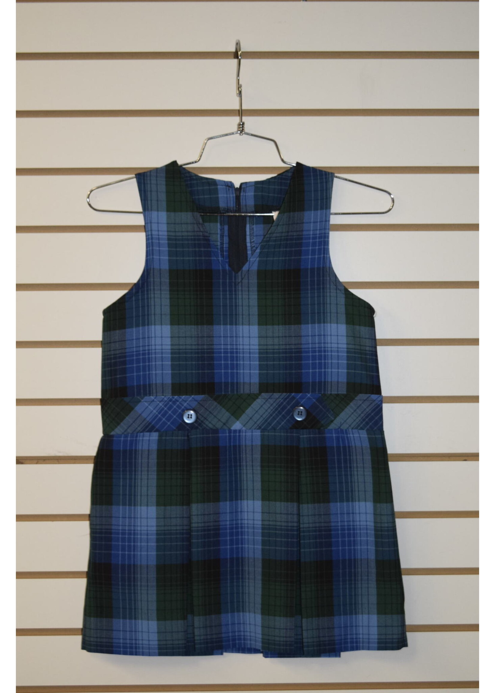 Plaid V Neck Jumper  P46