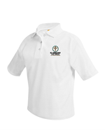 STGGCS White Pique Short Sleeve Polo