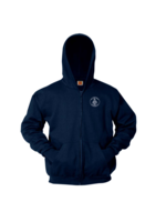 OLS Navy Hooded Full Zip Sweatshirt