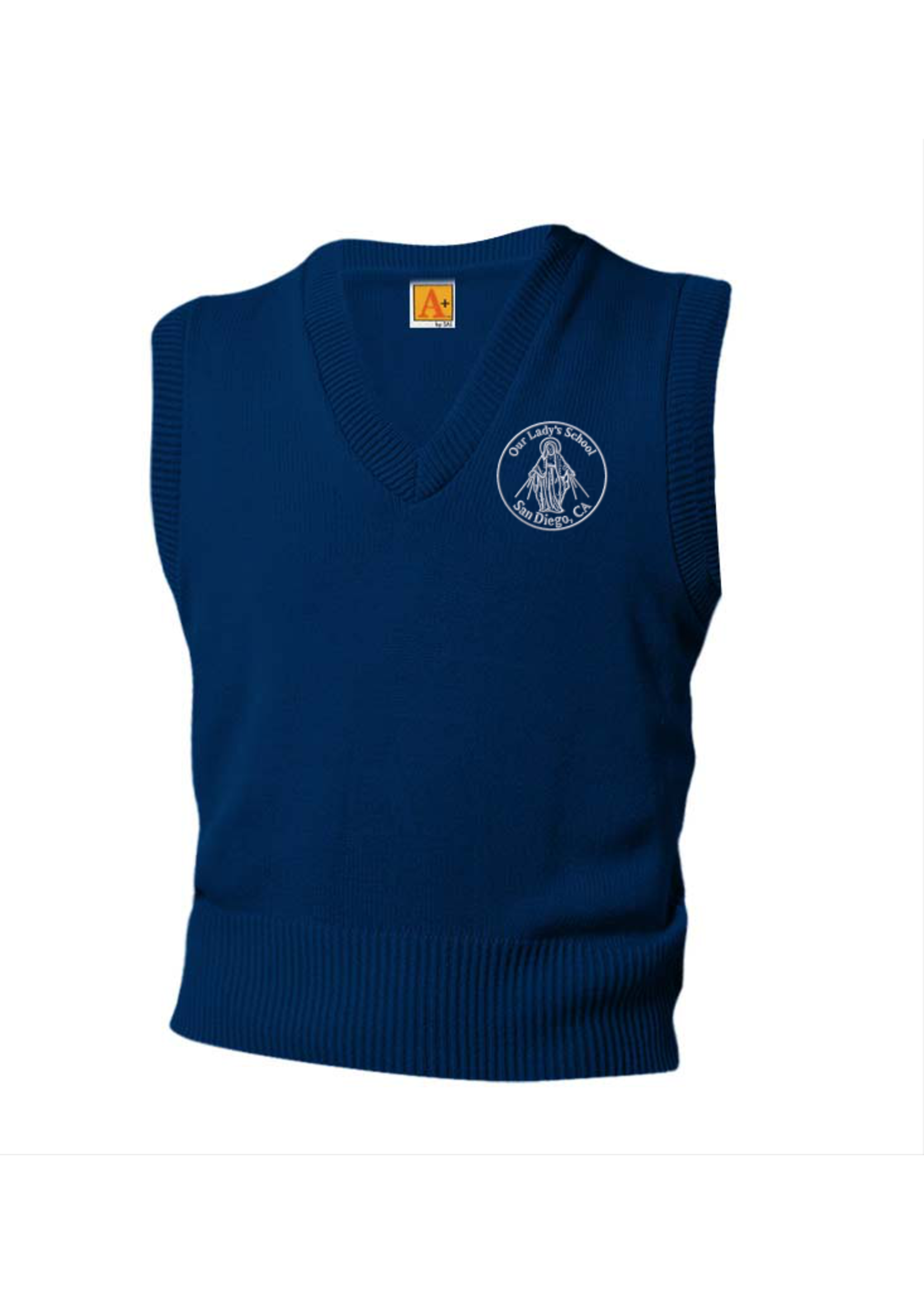 OLS  Navy Vest Sweater