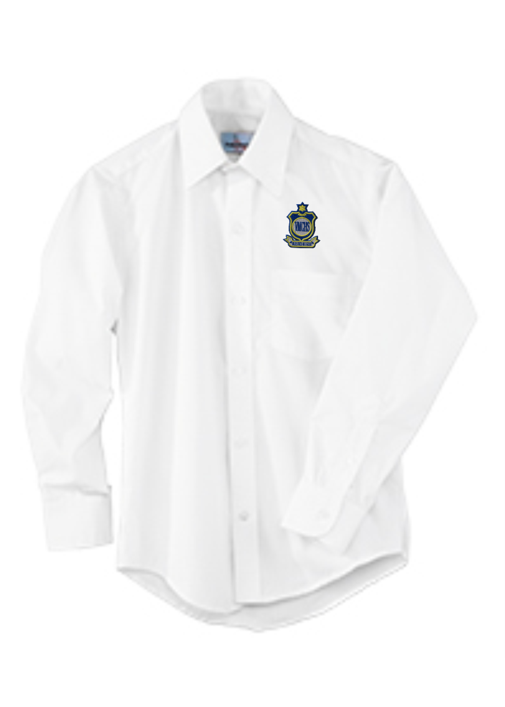 VMCHS White Broadcloth Shirt LS