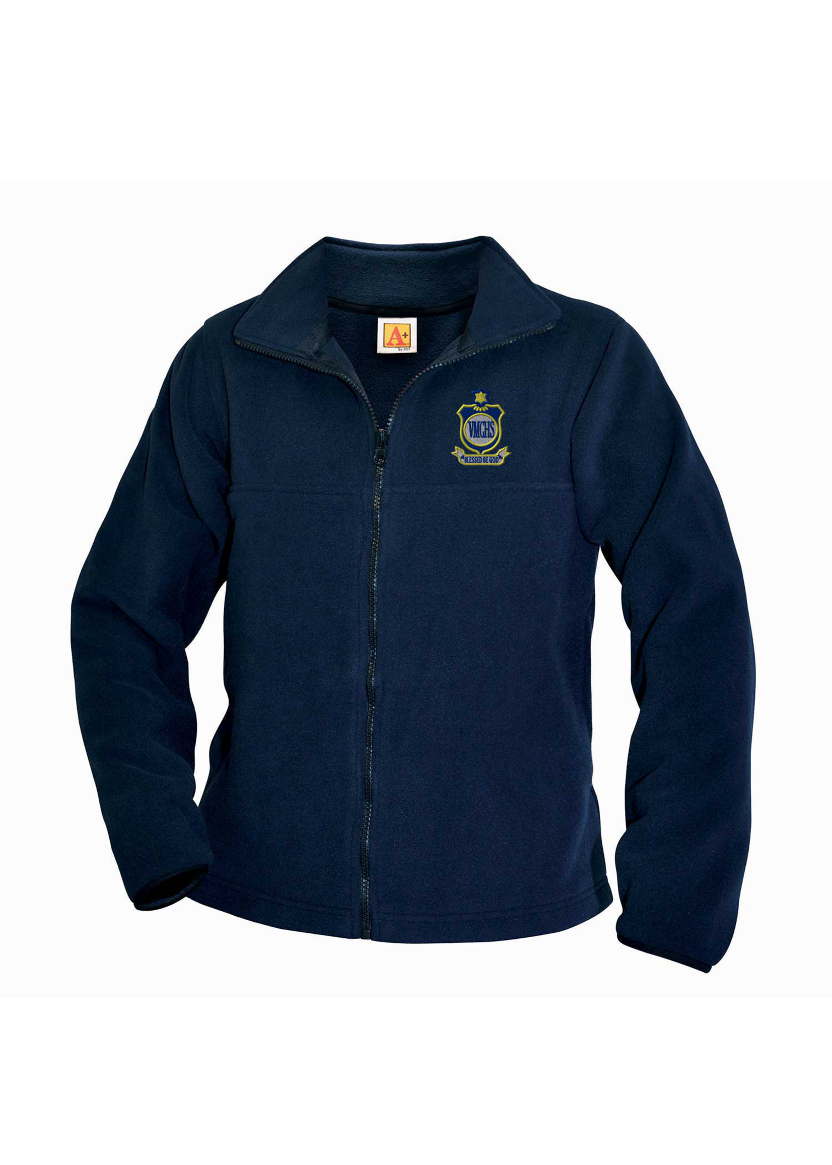 VMCHS Navy Fleece Full Zip Jacket