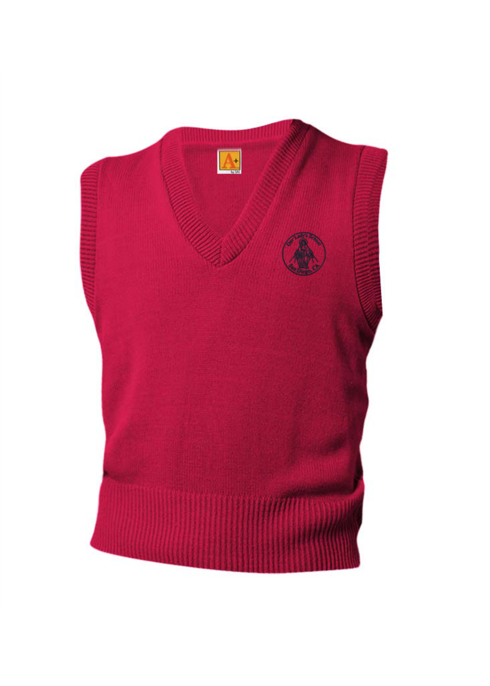 OLS  Red Vest Sweater - Grade 6-8 only
