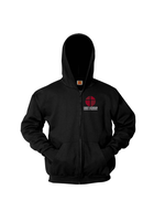 CLS Black Hooded Full Zip Sweatshirt