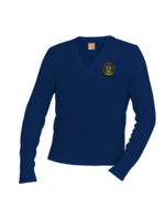 SVDP Navy Pullover V-Neck Sweater