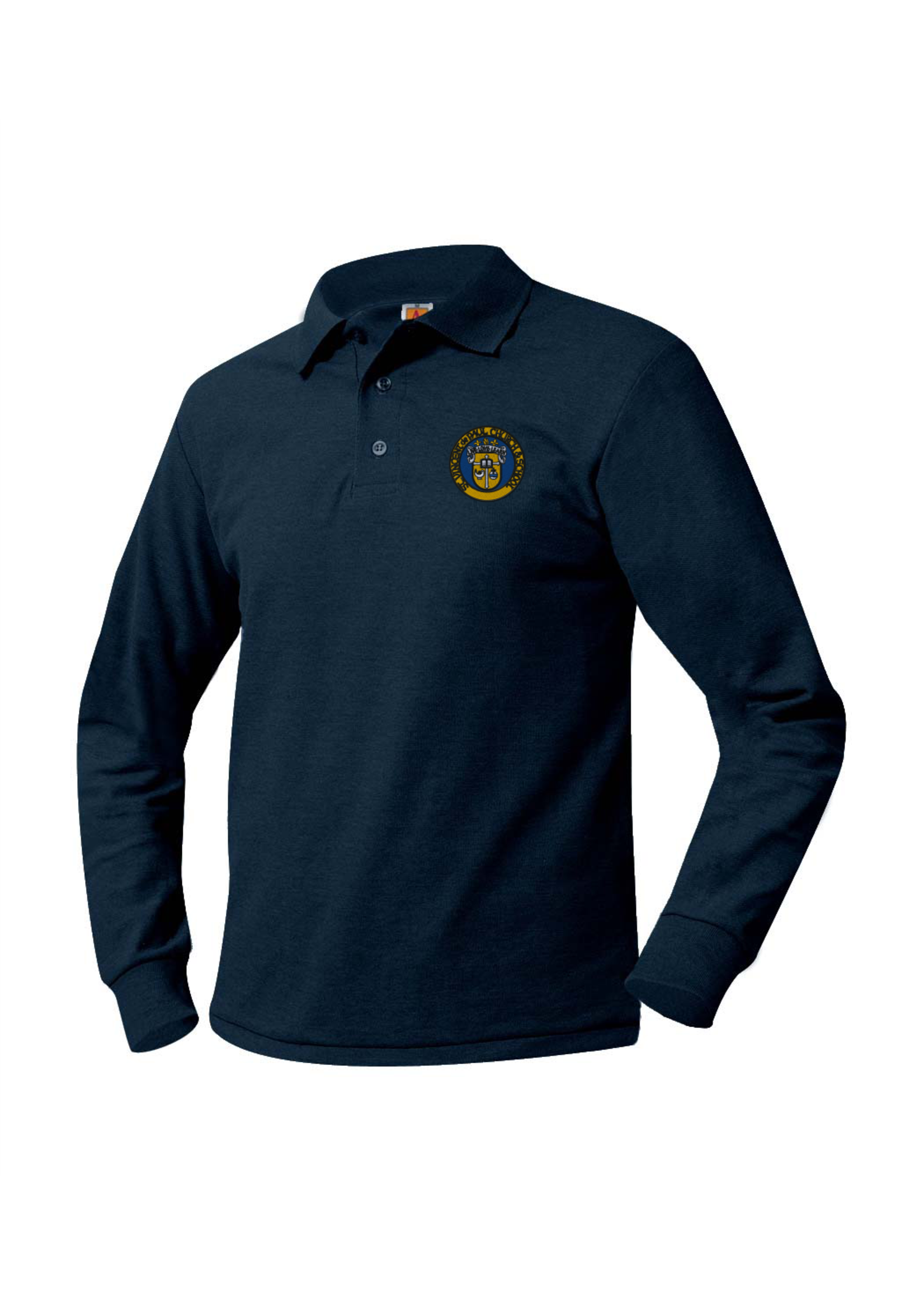 SVDP Long Sleeve Pique Polo