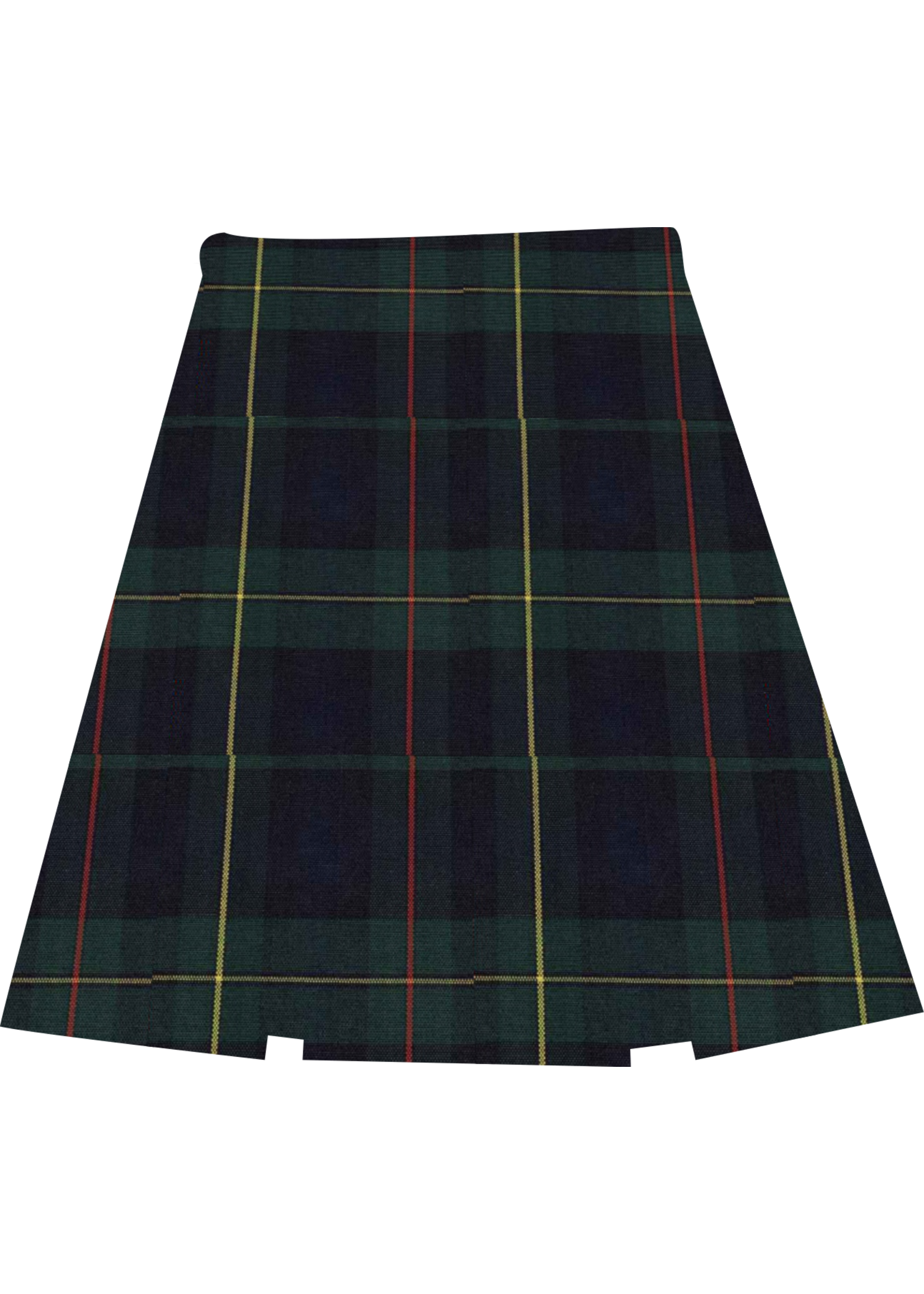 Plaid 4 pleat Skirt P83