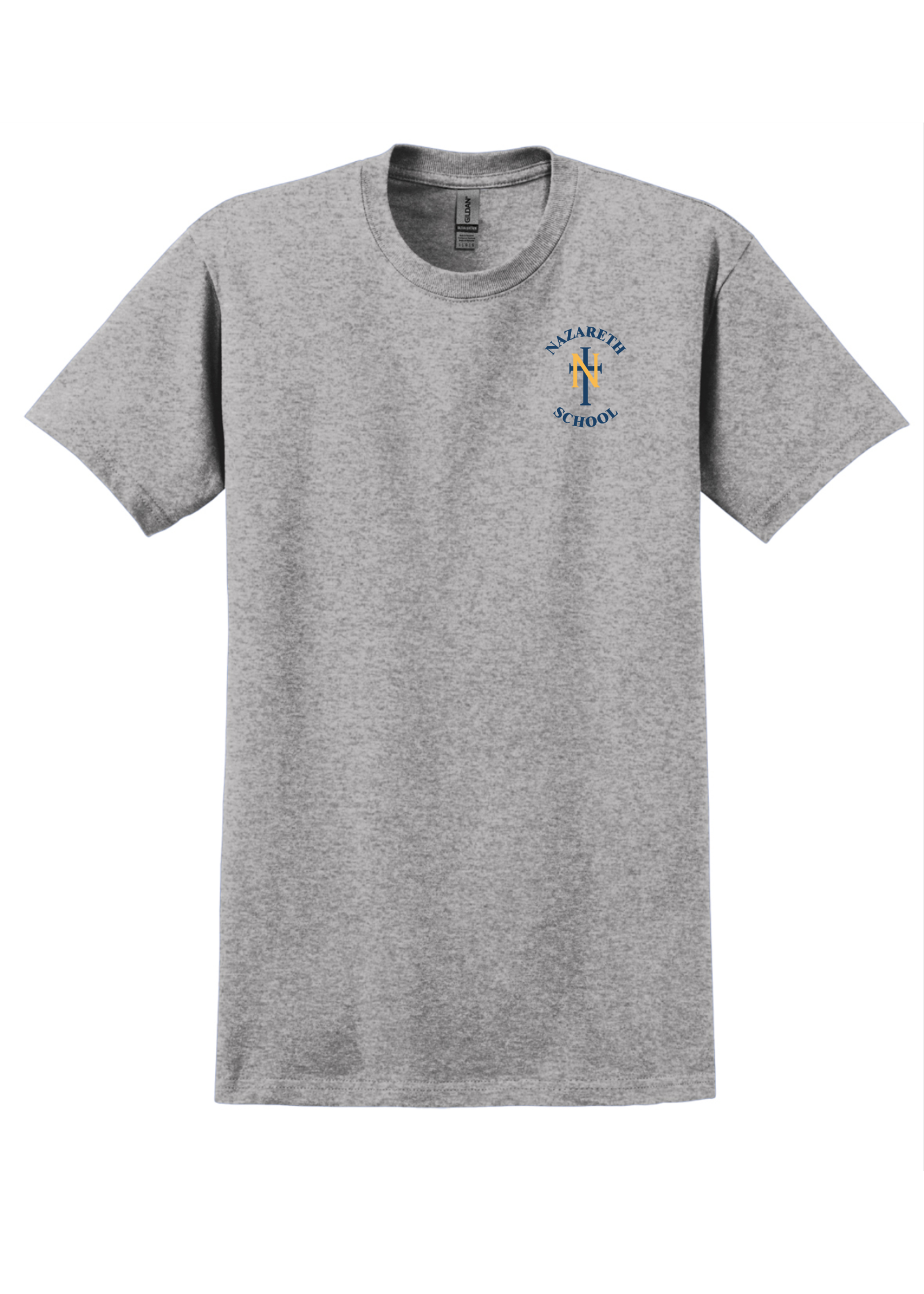 NAZ Sport Grey Short sleeve T-Shirt