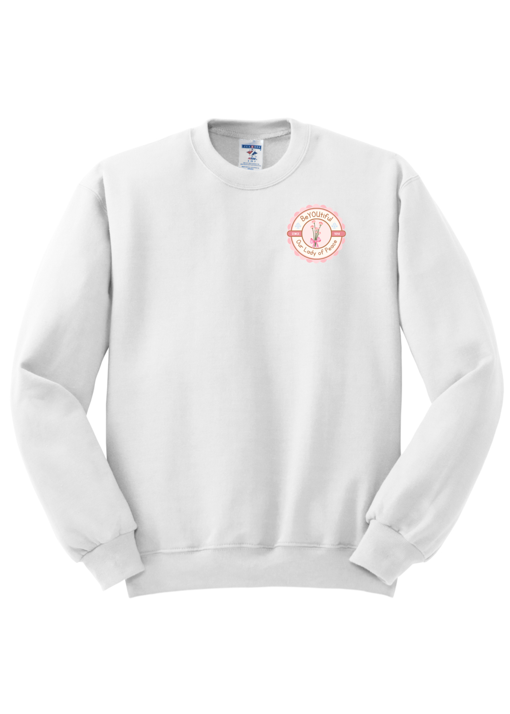 562 OLP Club Crewneck Sweatshirt BeYOUtiful White