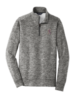 SAHS Electric Black Heather Fleece 1/4-Zip Pullover