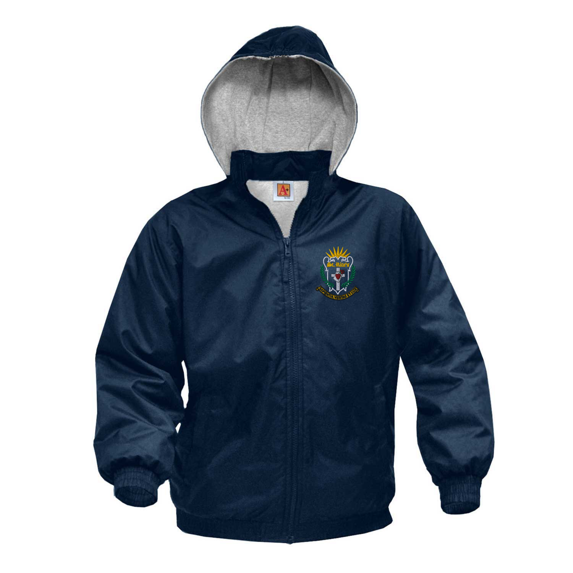 6225 SRS Nylon Water Repellent Full Zip Jacket Navy - The Uniform  display picture 1