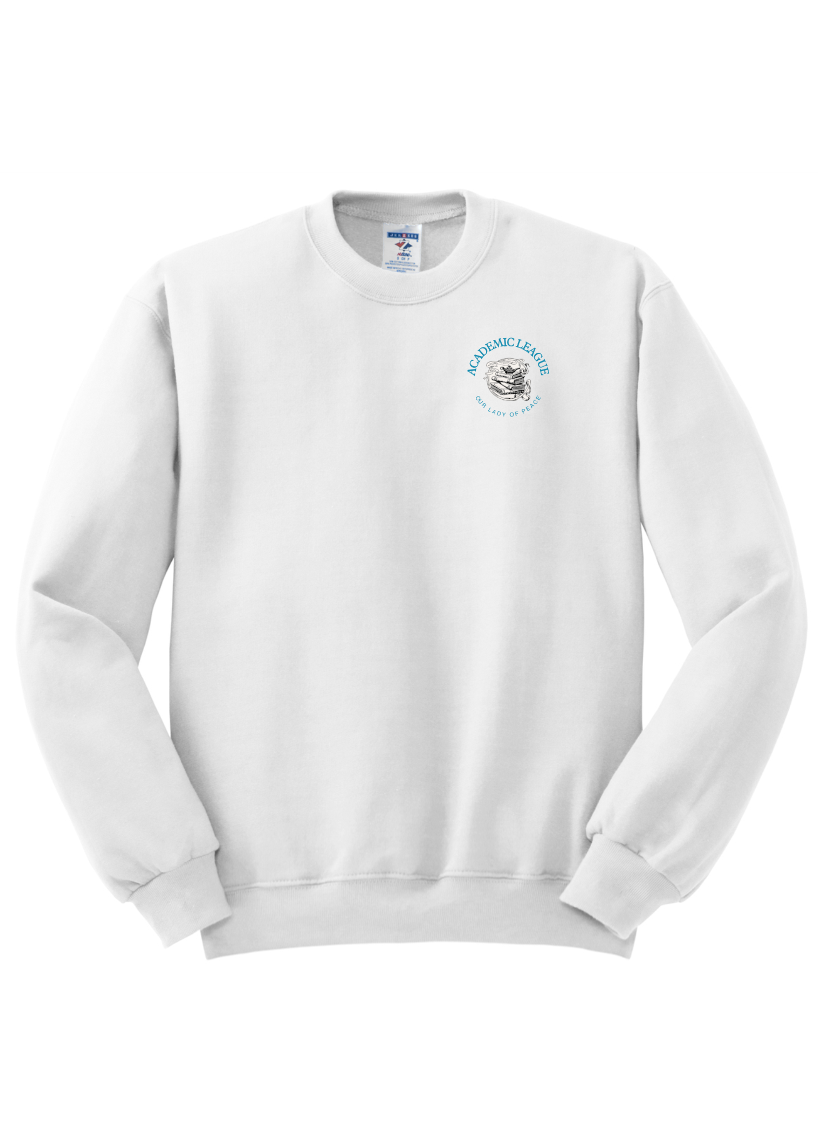 OLP White Crewneck Sweatshirt Academic League Club