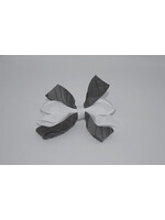 Plaid Carnival Bow WHT PKN