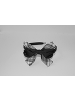 Carnival Bow on Headband PKN WHT WHT