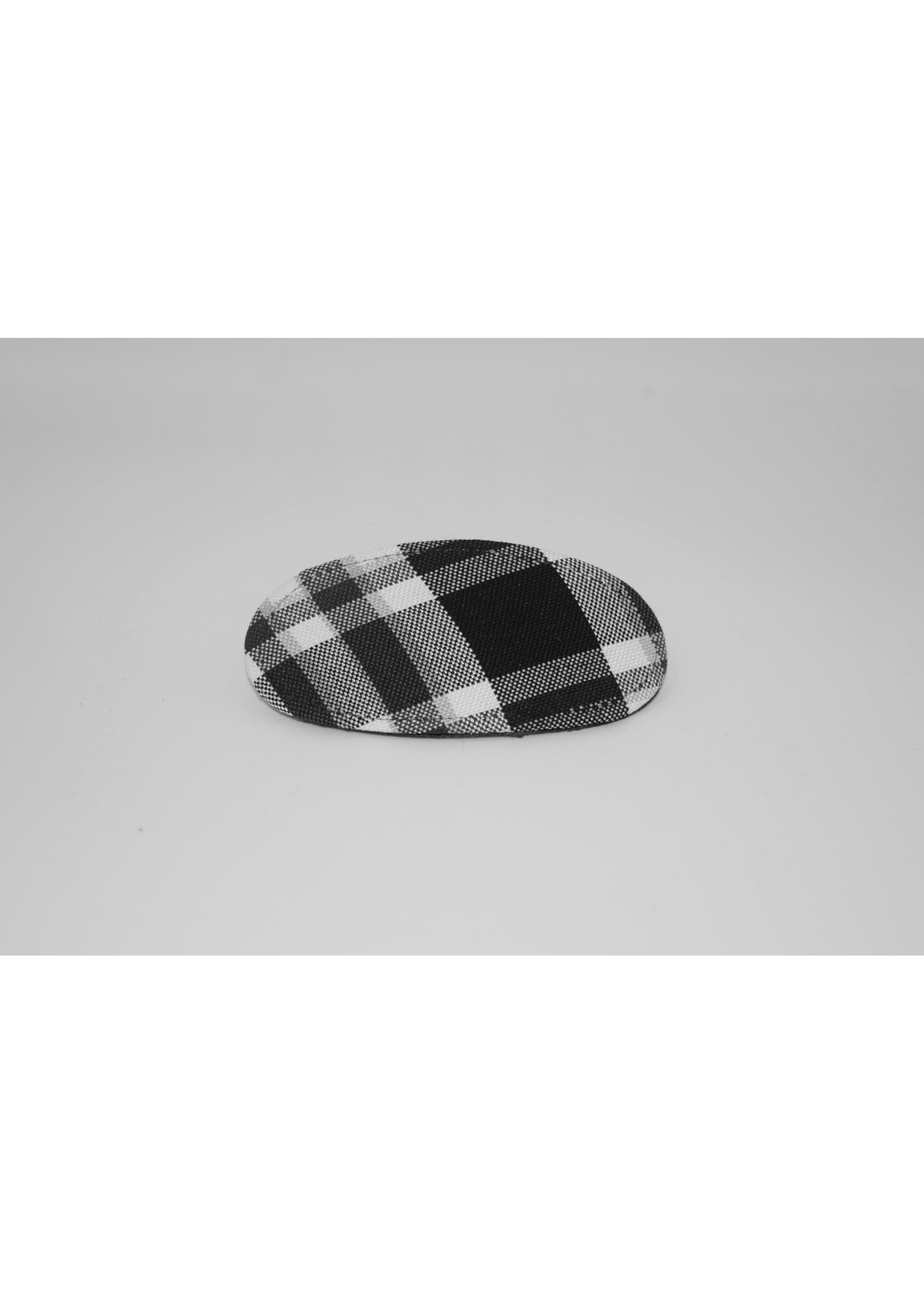 Plaid Oval Barrette PKN