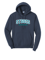 STGGCS Navy Pullover Hoodie w/Twill Applique