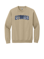 STGGCS Sand Crewneck Sweatshirt w/Plaid Applique