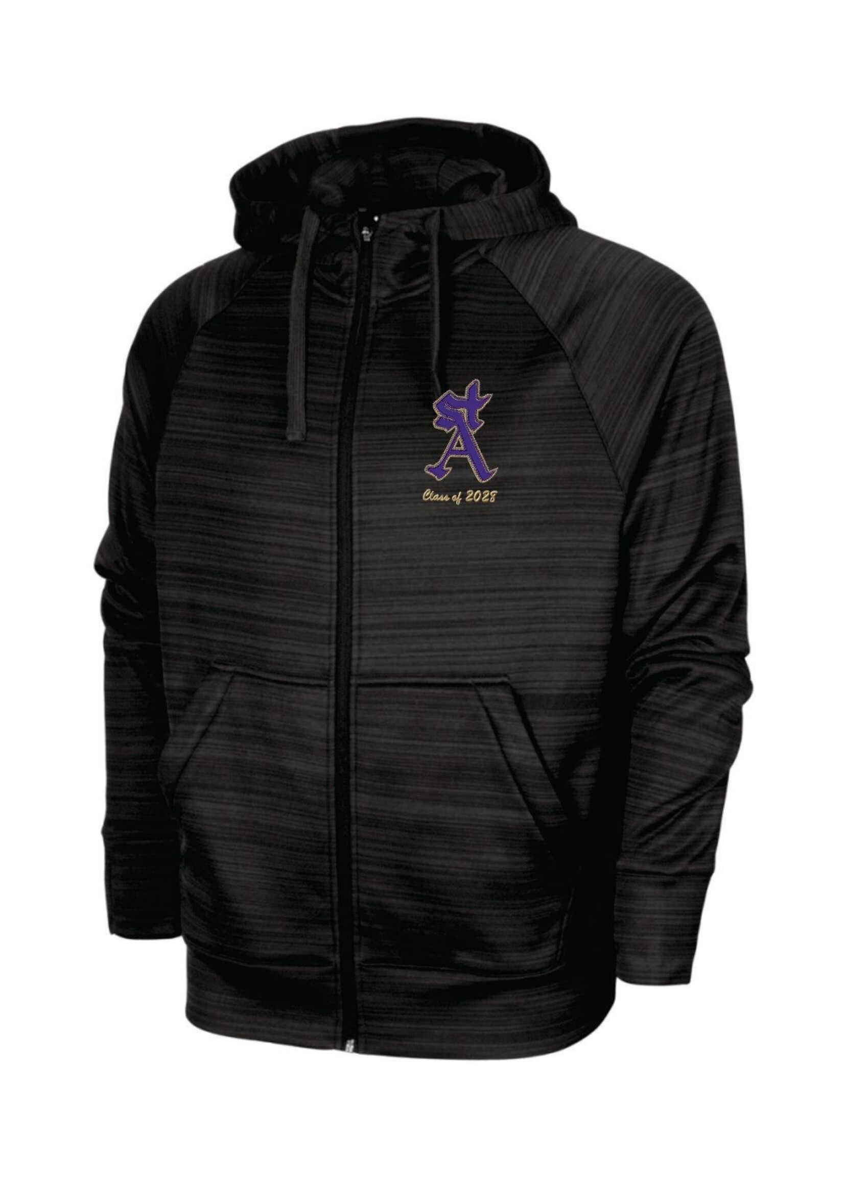 SAHS Class of Black Full Zip Performance Jacket