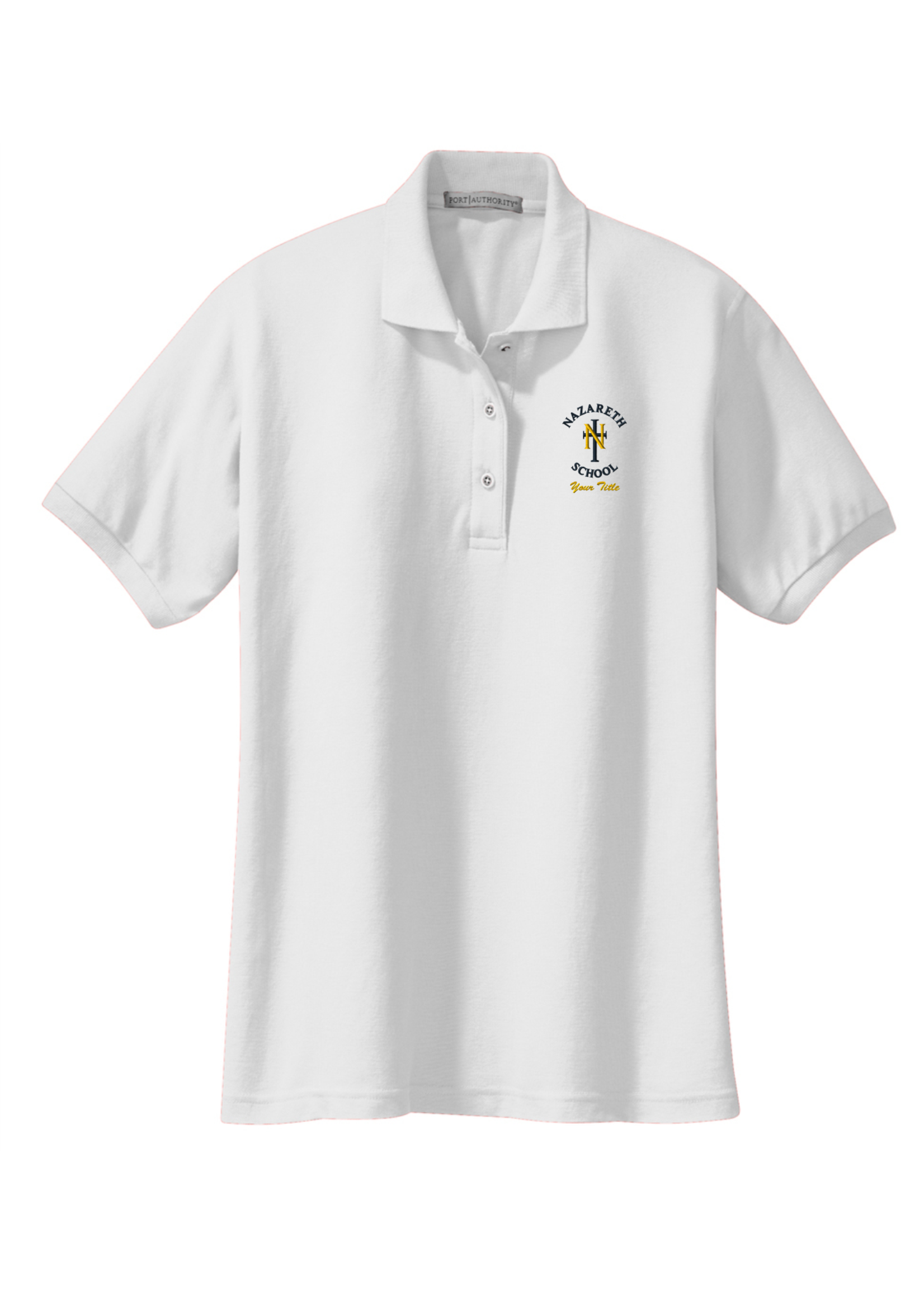 NAZ Spirit Ladies Silk Touch Pique Short Sleeve Polo