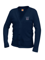 SKCS Navy Cardigan V-neck with pocket