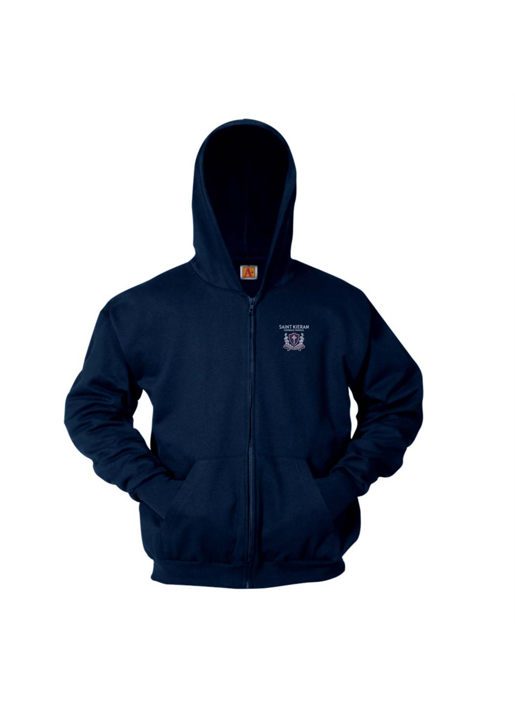 SKCS Navy Hooded Full Zip Sweatshirt