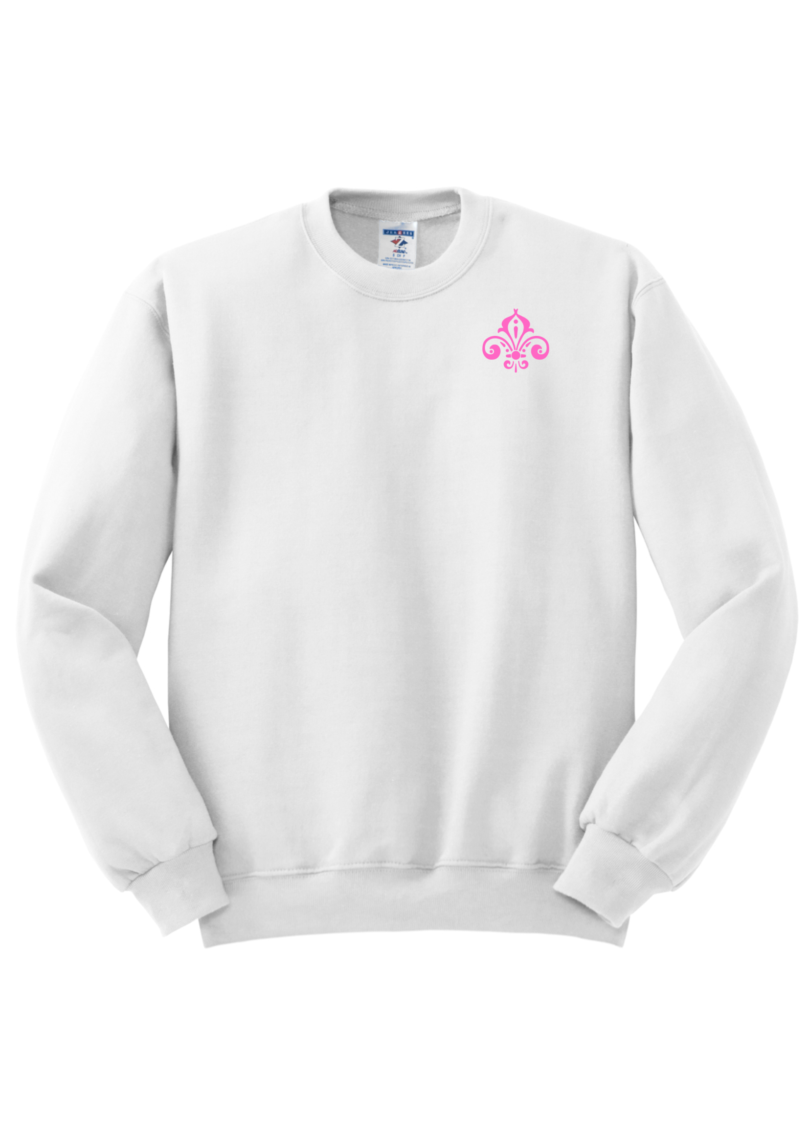OLP White Crewneck Sweatshirt Chess Club