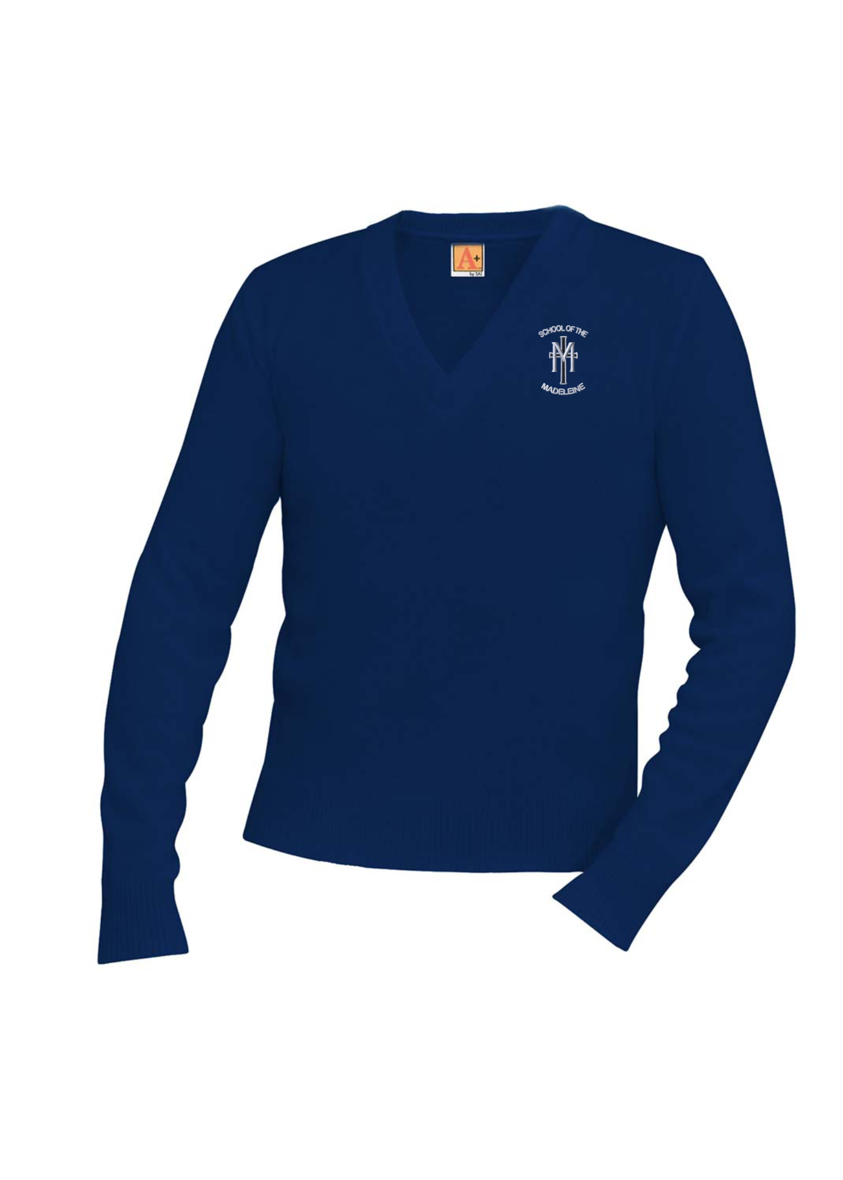 SOTM Navy  Pullover V-Neck Sweater