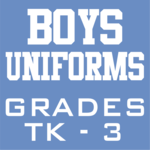 Boys Grade TK-3 Uniforms