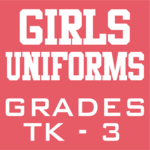 Girls Uniforms Grade TK-3