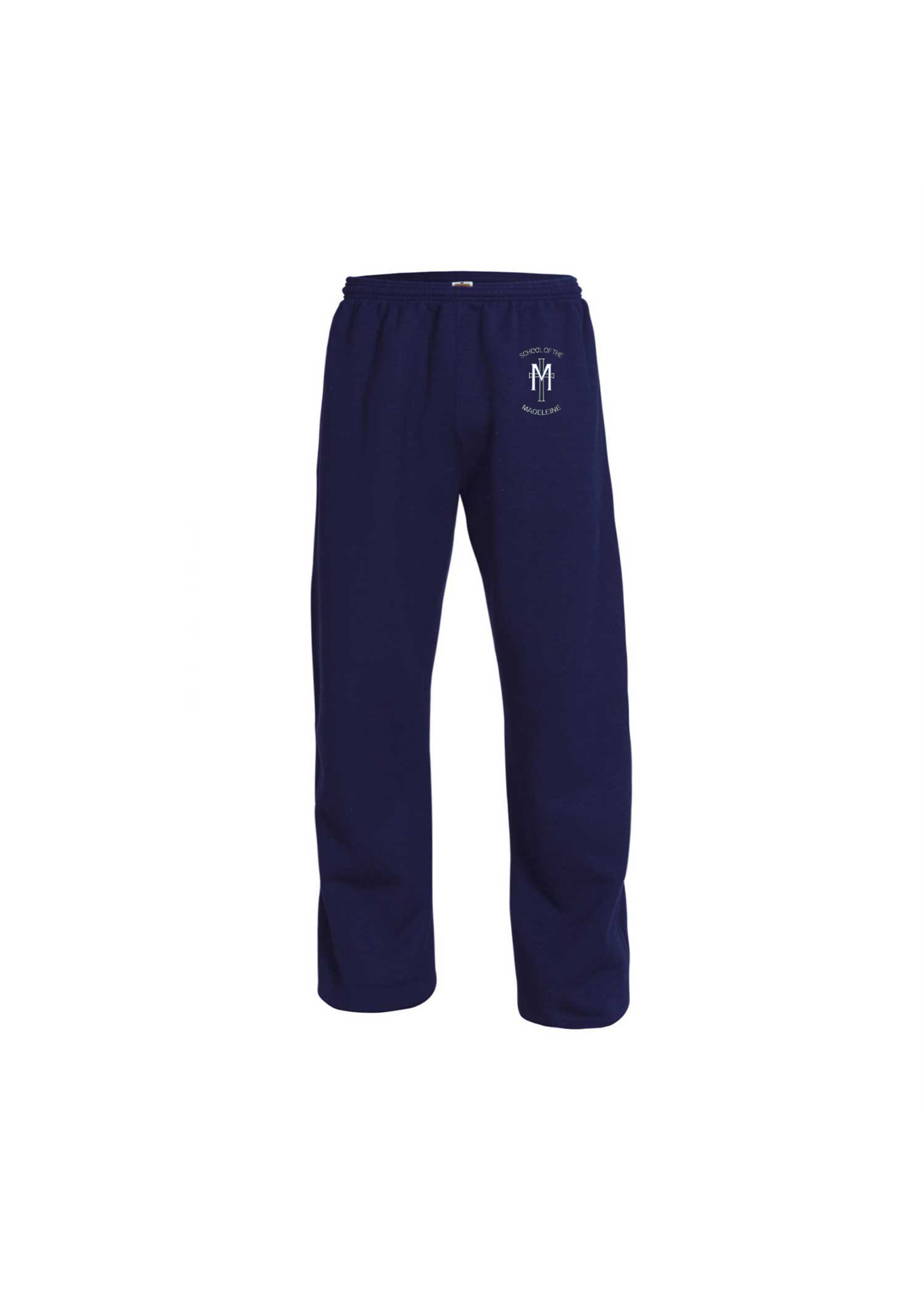 SOTM Navy Hemmed Leg Fleece Sweatpants