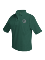 Stella Dk. Green Polo Pique SS (8th Grade Only)
