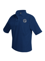 Stella Short Sleeve Dk Navy Pique Polo (TK & 7th Grade Only)