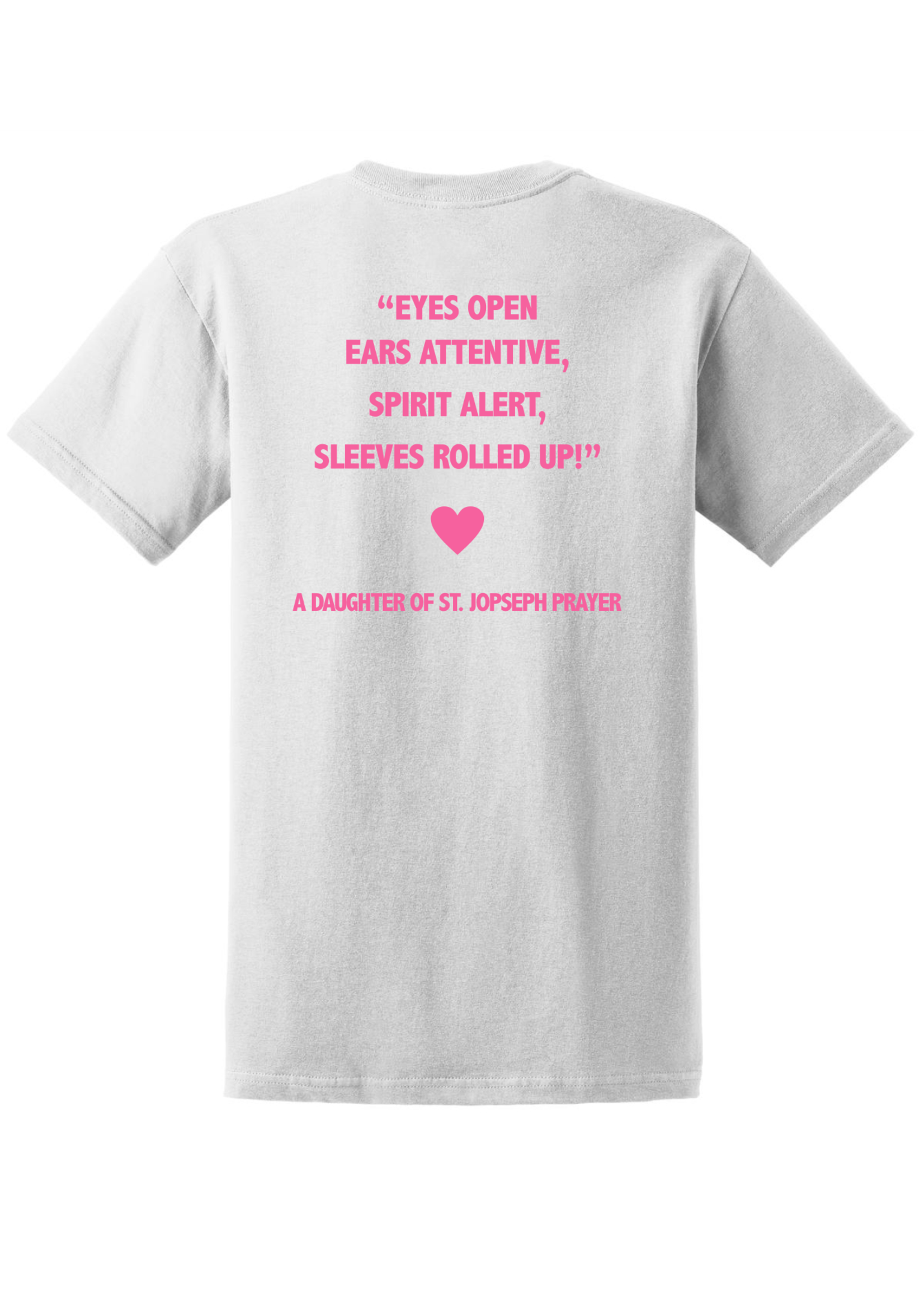 OLP Ladies White Cotton Crew Neck Tee Dear Neighbor Club