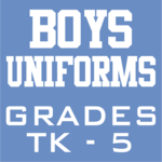 Boys Grade TK-5 Uniforms