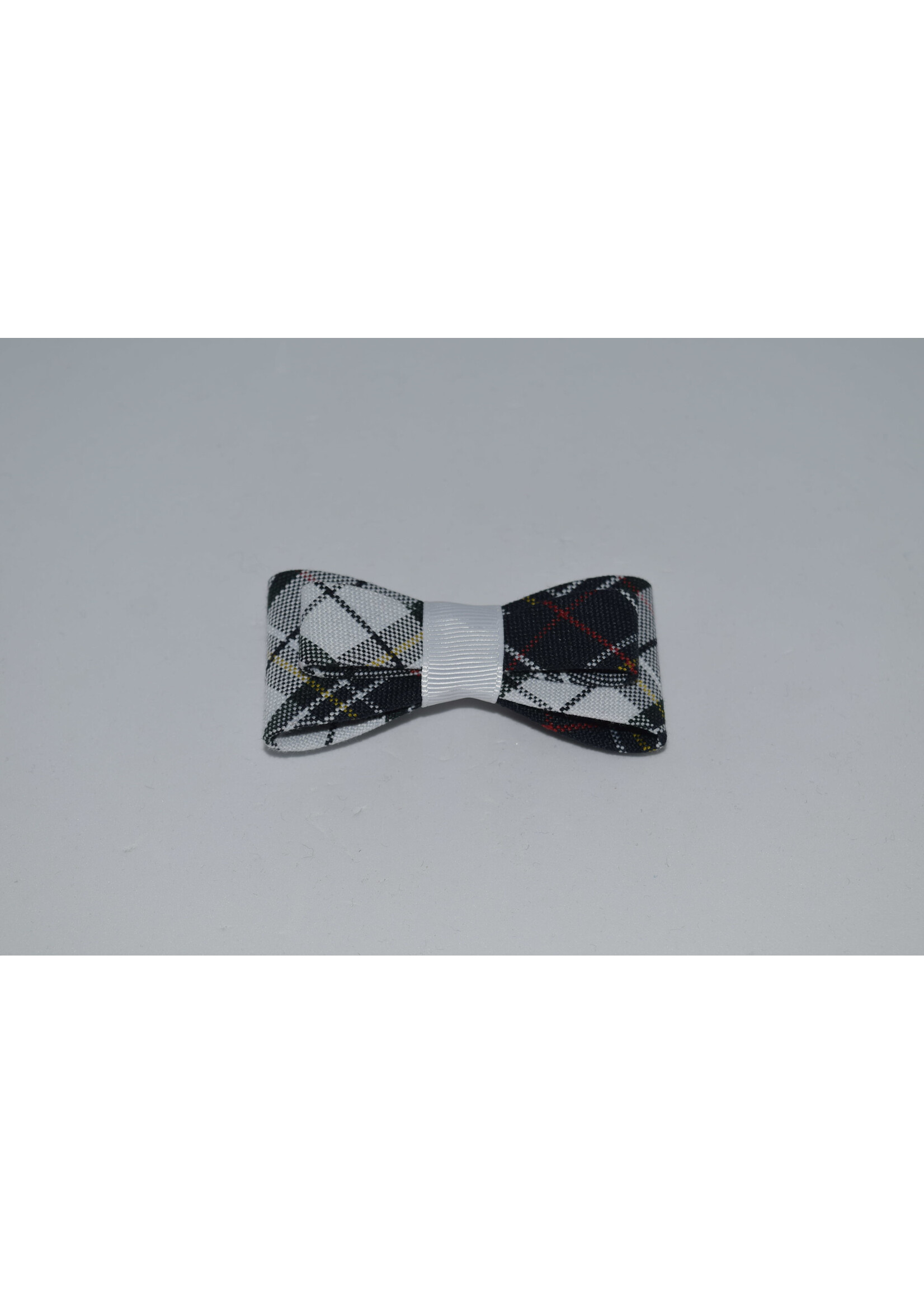 Double Tailored Ponytail Bow P8B WHI