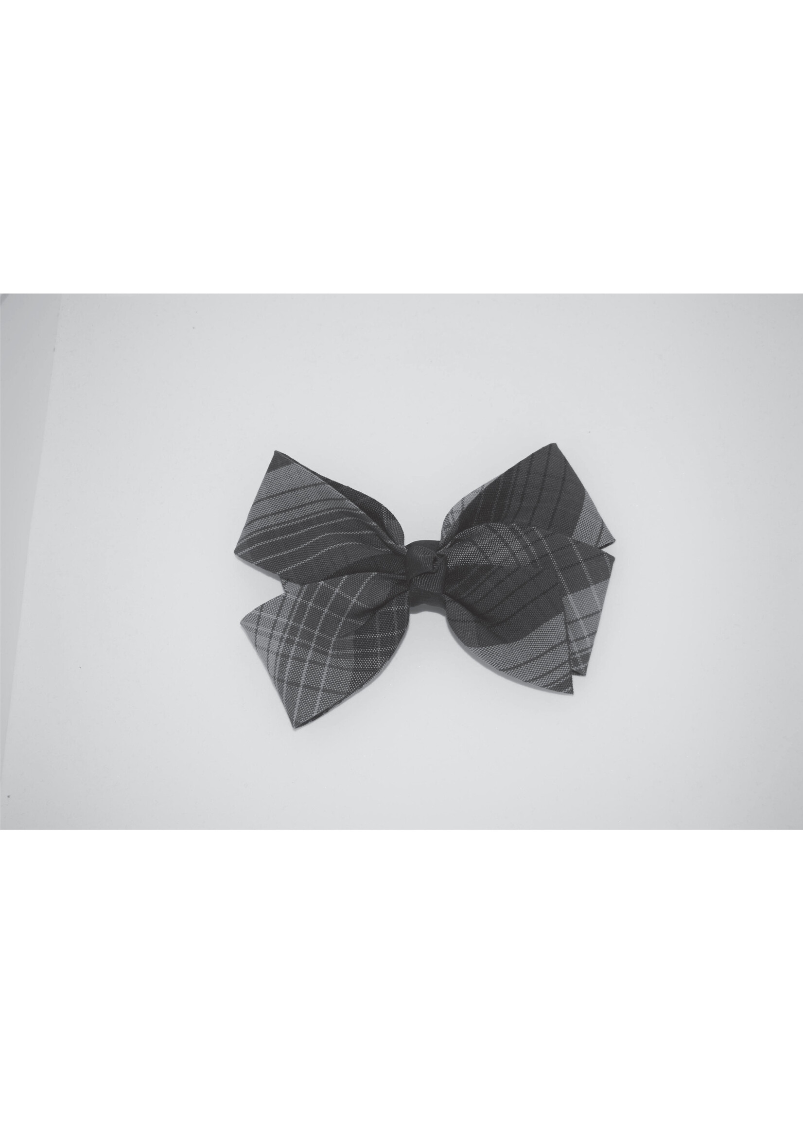 AFBE213 Large 2 1/4'' x 6'' wide plaid bow P82