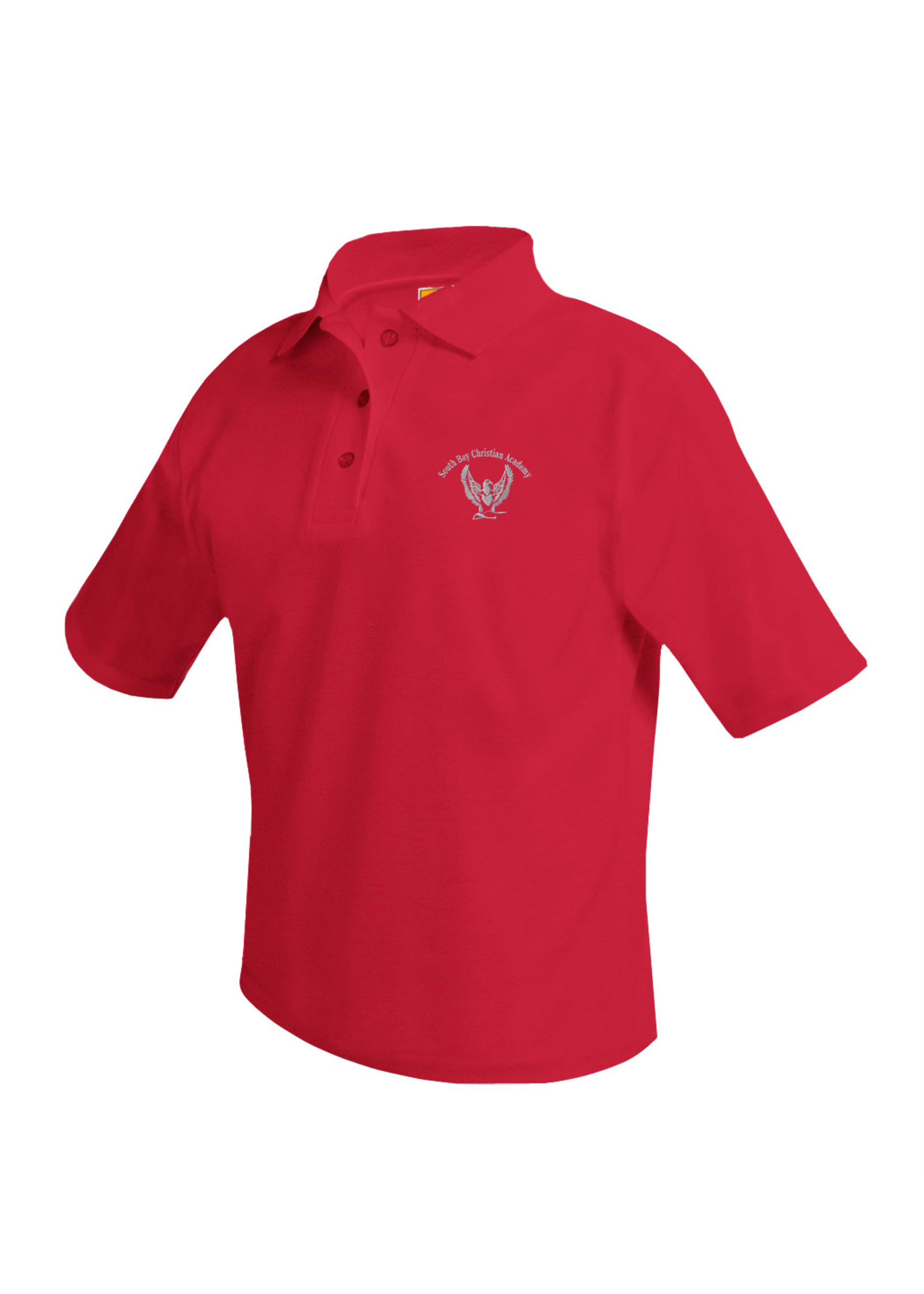 SBCA Red Pique Polo Pique Short Sleeve (GIRLS ONLY)