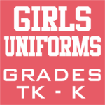 Girls TK-Kindergarten Uniforms