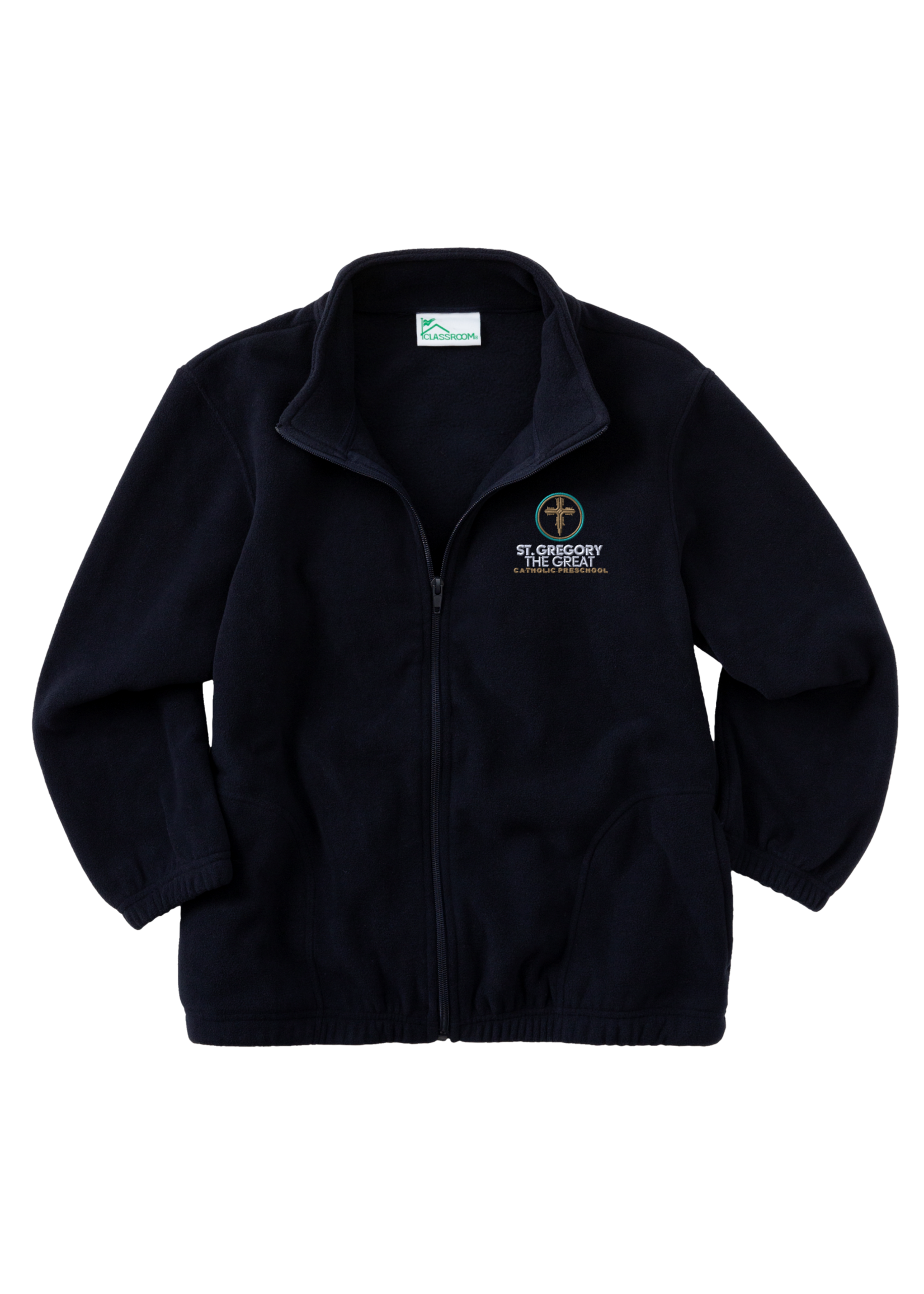 SGGP Navy Value Full Zip Fleece Jacket